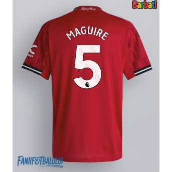 Manchester United Harry Maguire #5 Tricou Fotbal Replică 2025-26 Barbati Acasa